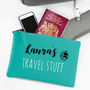 Personalised Travel Essentials Bag, thumbnail 1 of 4