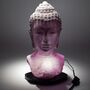 Glowing Buddha Head Lamp With Stand, thumbnail 3 of 9