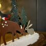 Deer, Hare And Robin Christmas Decoration, thumbnail 3 of 3