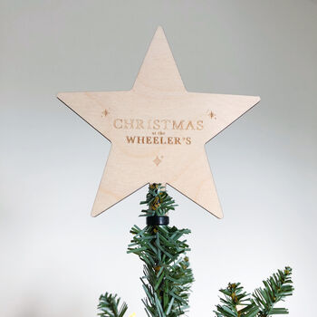Personalised Christmas Tree Topper, 3 of 6