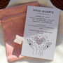 Rose Quartz Merkaba Star Crystal Gift With Pouch, thumbnail 2 of 5