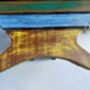 Handcrafted Multicoloured Wooden Fish Mini Stool Table, thumbnail 12 of 12