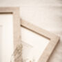Framed Pair Of Vintage Butterfly Art Prints In Sand Frames, thumbnail 7 of 10
