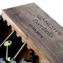 Personalised Solid Walnut Wood Engraved Keepsake Box, thumbnail 3 of 9
