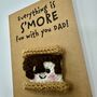 Personalised Smore Campfire Crochet Birthday Card Handmade, thumbnail 4 of 12