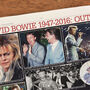 David Bowie Personalised Gift Music Legend Deluxe Book, thumbnail 3 of 11
