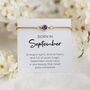 Personalised Birthstone Bracelet For Her, Birthday Gift, thumbnail 8 of 12