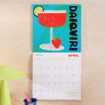 2025 Calendar | Han Valentine | Cocktails, 5 of 9