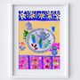 Turkish Tea Table Scene Art Print, thumbnail 2 of 4