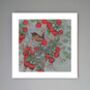 'Wren And Beech Rose' Print, thumbnail 1 of 3