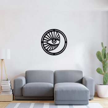 Geometric Moon And Sun Wall Art Celestial Decor, 4 of 11