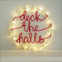 Deck The Halls Wreath Light, thumbnail 8 of 10