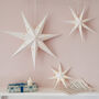 Fold Out Paper Star Decorations, thumbnail 1 of 3