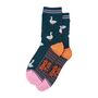 Silly Goose Women's Bamboo Socks Green, thumbnail 2 of 5