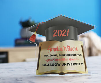 Personalised Graduation Gift Stand, 8 of 12