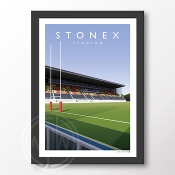Stonex Stadium Saracens Rugby Poster, 6 of 6