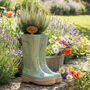 Personalised Large Wellington Boots Planter, thumbnail 1 of 8