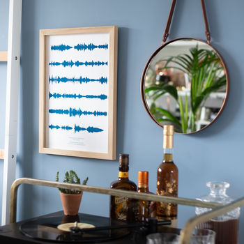 Personalised Favourite Song Soundwaves Print, 5 of 12
