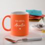 Personalised Tea Riffic Birthday Mug For Auntie, thumbnail 1 of 3