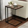 C Shaped Sofa Side Table End Table Workstation, thumbnail 1 of 7