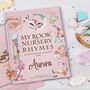 Nursery Rhymes And Personalised Poems In Adorable Pink, thumbnail 1 of 9