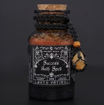 Success Bath Ritual And Crystal Necklace Gift Set, 5 of 7