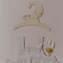 Personalised Childrens Coat Hanger With Squirrel Design, thumbnail 2 of 7