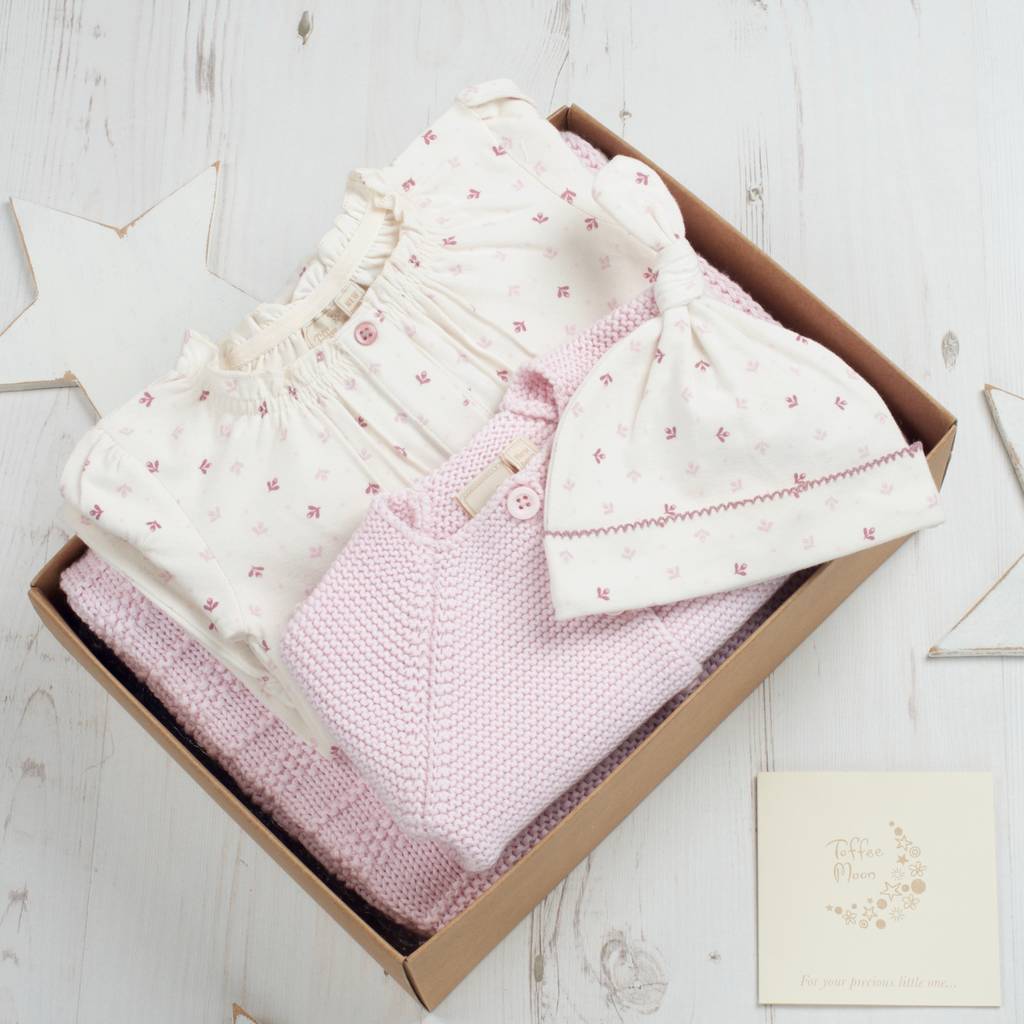 little tulip baby girl gift box by toffee moon | notonthehighstreet.com
