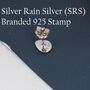 Sterling Silver Enamel Purple Droplet Dot Stud Earrings, thumbnail 3 of 12