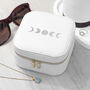 Customisable Moon Phase White Travel Jewellery Case, thumbnail 3 of 10