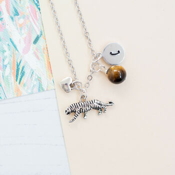 Personalised Tiger Charm Necklace, 4 of 4