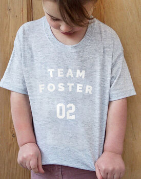 Personalised Team Name And Number T Shirt Set, 3 of 5