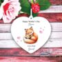 Personalised Mother's Day Fox Decoration, thumbnail 1 of 2