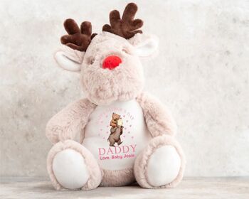 Personalised Pink Happy Father's Day Teddy, 10 of 12