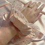 Maisie Double Ruffle Tulle And Silk Scrunchie, thumbnail 2 of 7