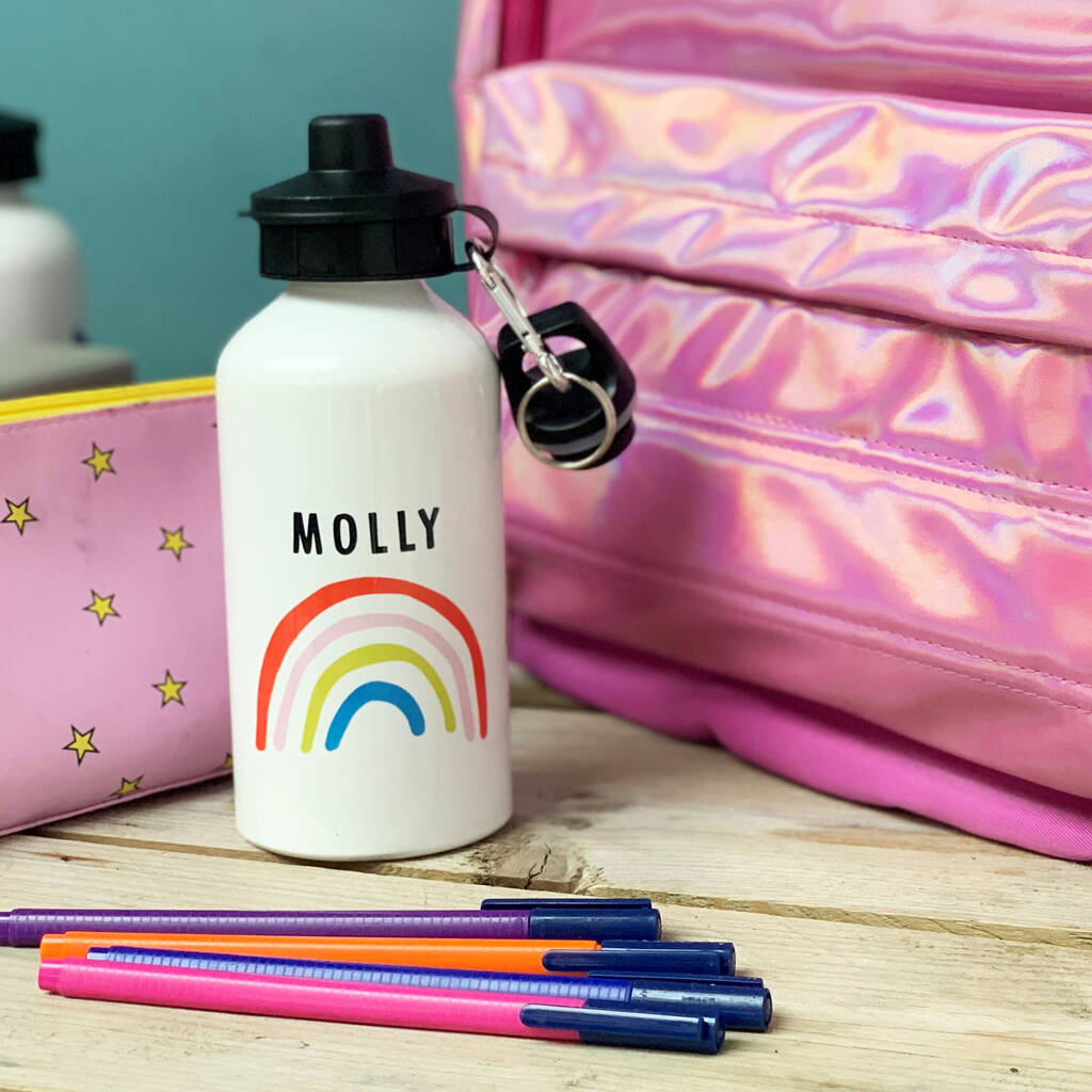Rainbow Water Bottle By Hendog Designs