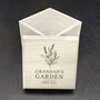 Personalised Gardener's Floral Bouquet Wooden Seed Box, thumbnail 1 of 3