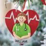 Personalised Doctor Nurse Hanging Decoration, thumbnail 2 of 3