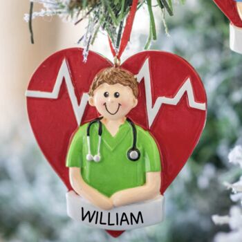 Personalised Doctor Nurse Hanging Decoration, 2 of 3
