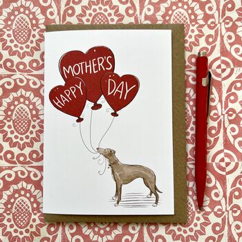 Whippet Mother's Day Card, 2 of 5