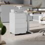 Lockable Mobile File Cabinet With Multiple Drawers, thumbnail 2 of 10