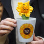 Sunflower Best Teacher Thank You Plant Pot, thumbnail 2 of 3