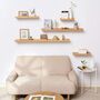 Floating Shelf Oak Timber Wall Organizer, thumbnail 3 of 7