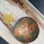 Gold Pattern Coconut Shell Snack / Buddha Bowl, thumbnail 7 of 12