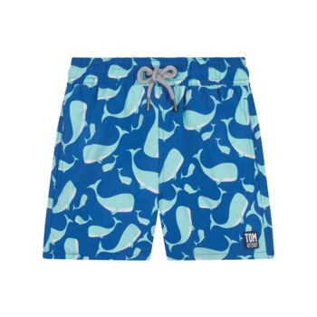 Father And Son Whales Print Matching Swim Shorts, 6 of 8