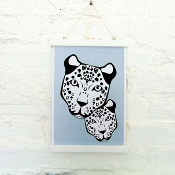 Snow Leopard Giclee Print, 5 of 6
