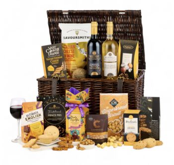 Fireside Feast Wicker Basket Hamper, 2 of 5