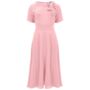 Cindy Dress In Blossom Pink Vintage 1940s Style, thumbnail 1 of 2