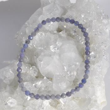 Birthstone Crystal Bracelet Gift December Tanzanite, 2 of 4