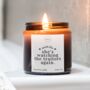 Traitors Tv Show Gifts, Watching The Traitors Again Candle, thumbnail 3 of 11